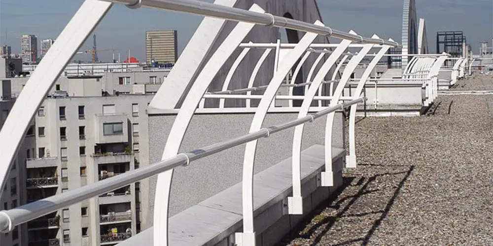 Barrial-Geländer – Schutz für Dachrand